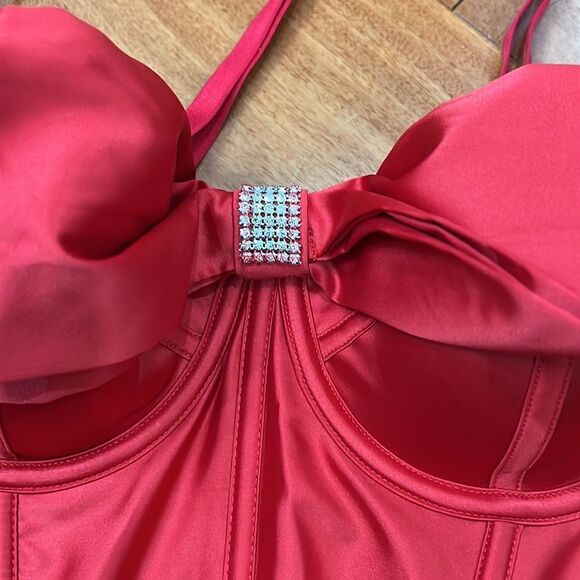 NWT Victorias Secret DREAM ANGELS Cupped Bow Bra Corset Top size 34C - Picture 6 of 8